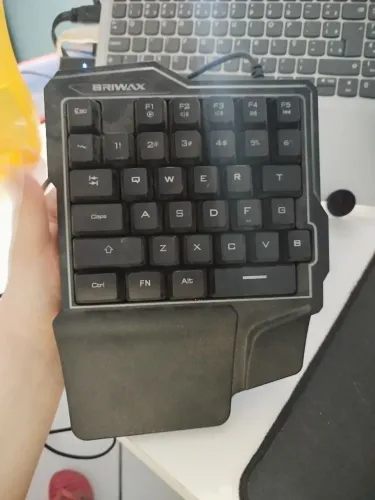 Teclado de mão única BRIWAX - Para jogar