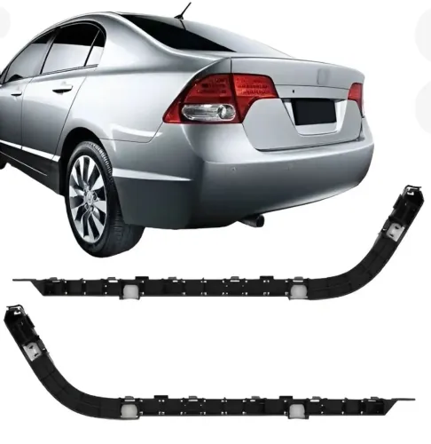 Par de guias para-choque traseiro Civic 2006-2011