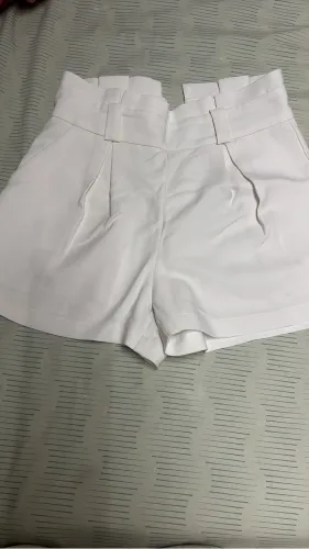 Shorte branco alfaiataria 