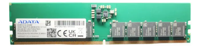 Memória RAM Adata 16gb Ddr5 Ecc Udimm 5600mhz - Original Dell