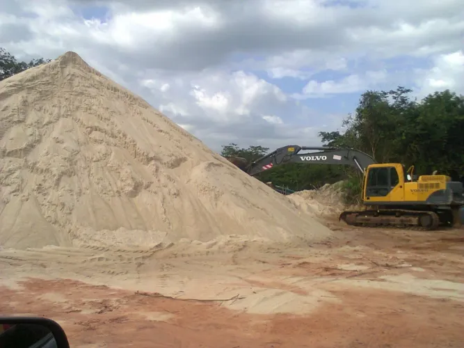 Areia para construção - Qualidade premium