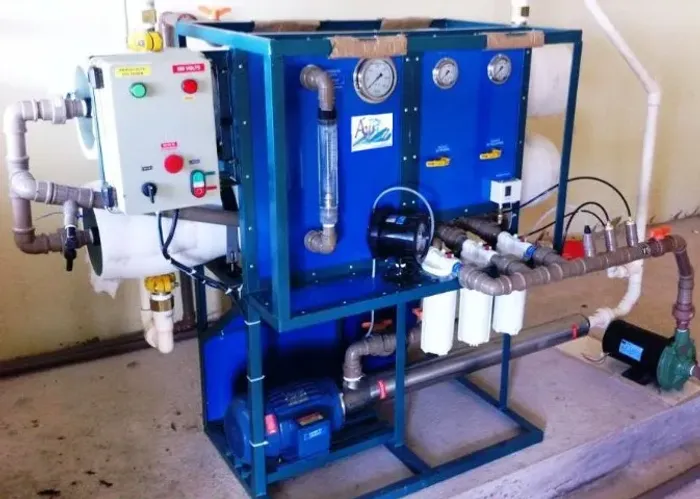 Dessalinizador de pequeno, médio e grande porte.