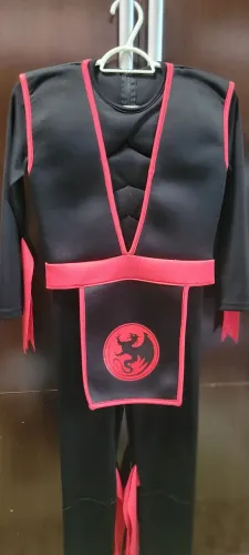 Fantasia Ninja com Dragão - Pronta Entrega