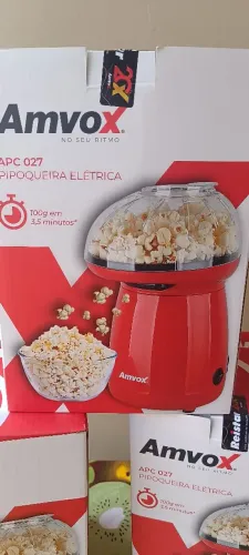 Pipoqueira Elétrica Amvox APC 027 - 100g em 3,5 minutos