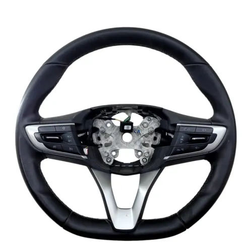 Volante De Direção Gm Onix Com Comandos 2020 2024 Preto E Prata