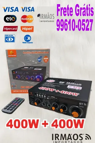Amplificador Bluetooth 800w