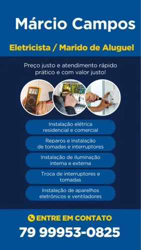 Eletricista / Marido de Aluguel