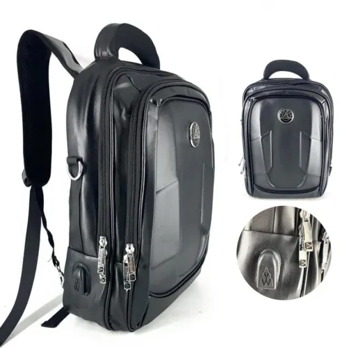 Mochila Masculina de Couro