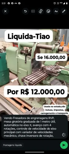 Fresadora universal 