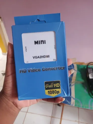 Conversor VGA para HDMI Mini 1080p