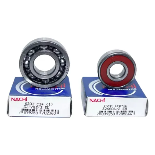 Par de Rolamentos NACHI EIXO PRIMÁRIO CAMPANA titan 150 160 XRE 190