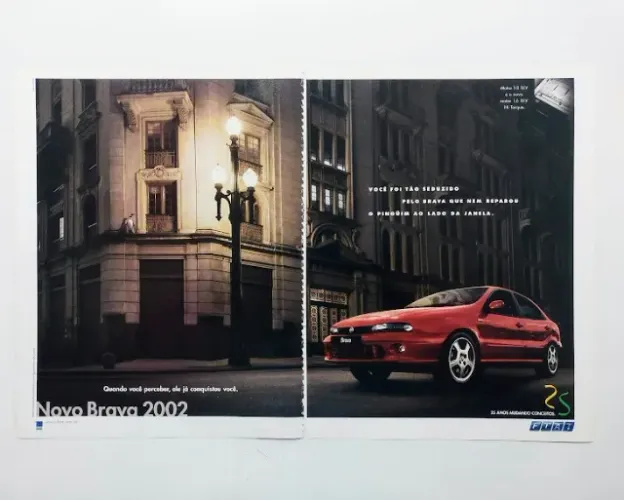 Fiat Brava HGT ou ELX - Propaganda original de revista de época
