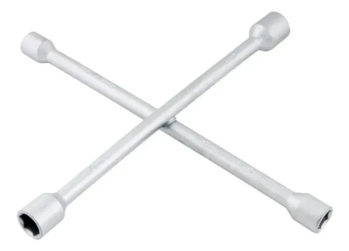 Chave De Roda Cruz 4 Bocas 17 X 19x 21 X 23 Cinoy