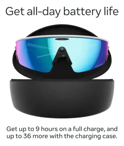 Oakley Vanguard Meta - AI, Áudio e Vídeo em 4K