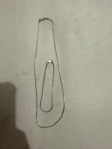 Vendo corrente e pulseira de prata