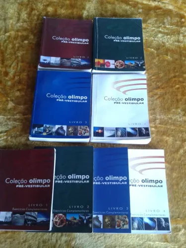 COLEÇÃO OLIMPO PRÉ-VESTIBULAR   ( COMPLETA ) COLÉGIO OLIMPO ! 