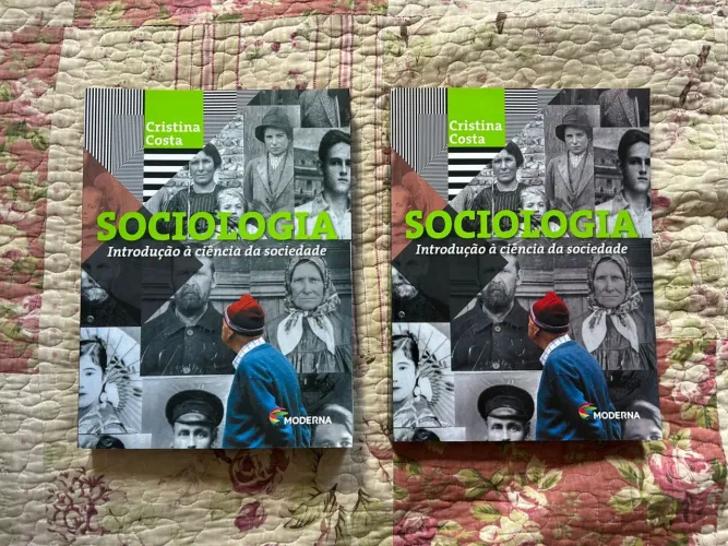 Livros de Sociologia: Introdução À Ciência Da Sociedade. Volume Único. Editora Moderna.