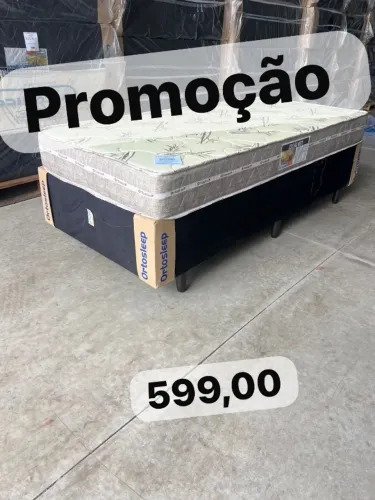 Cama box colchão e base novo