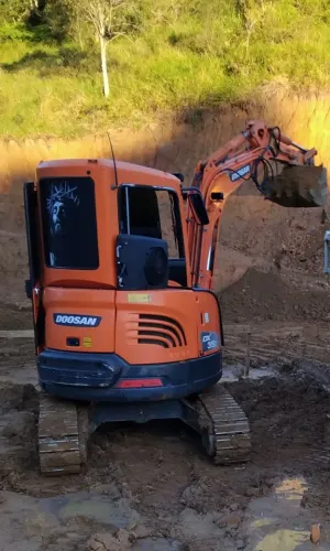 Mini escavadeira Doosan Dx 35z ano 2018