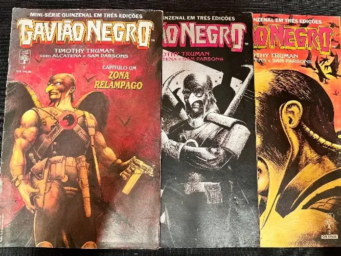 Gavião Negro Capítulo 1 a 3 - Mini Série quinzenal em três edições - Ed. Abril