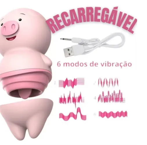 Massageador em formato de Porquinho
