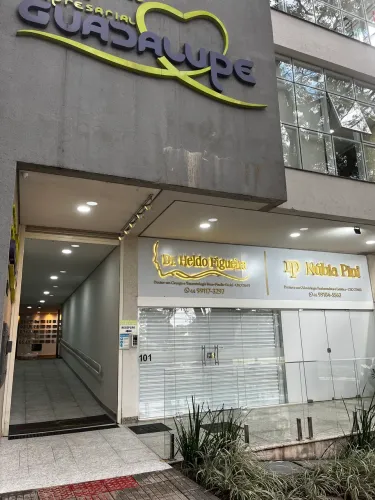Sala comercial - Centro Médico Guadalupe - 112 m2 - Todo em granito - 2 vagas