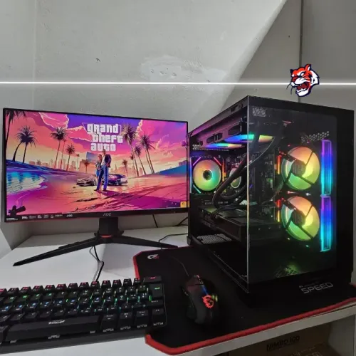  Pc Gamer completo Ryzen 7 9700X + RTX 4070 12GB + RAM 48GB Melhor loja de Belém