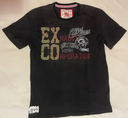 Camiseta Preta Tam M Exco oil