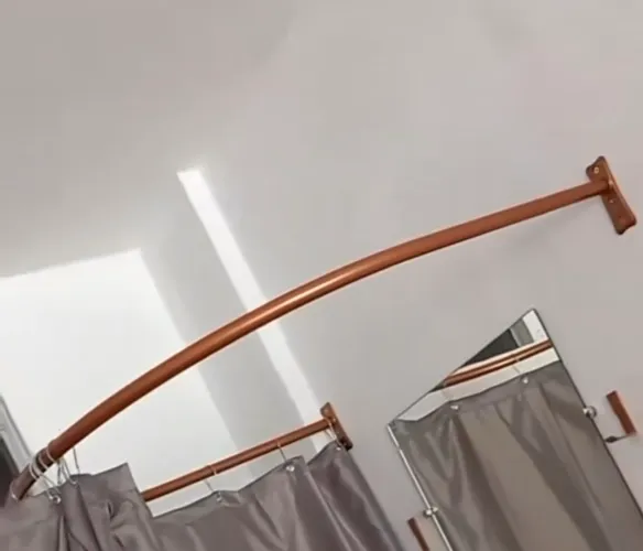Provador para loja 90cm + cortina rose 