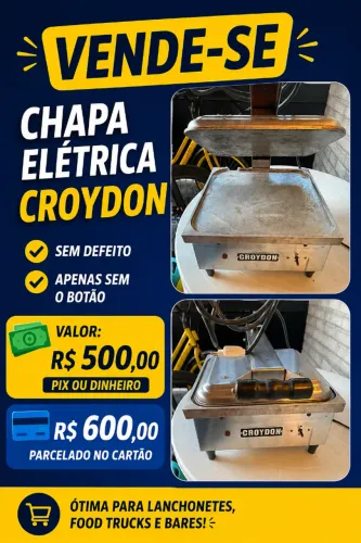 CHAPA ELÉTRICA CROYDON