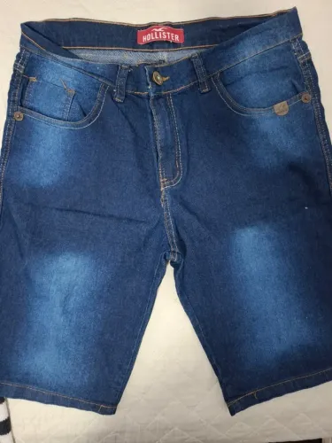 Bermuda jeans masculina