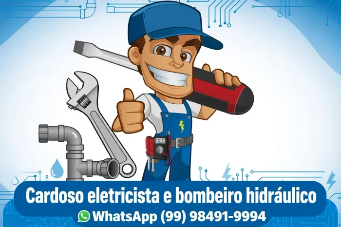 Eletricista e bombeiro hidráulico 