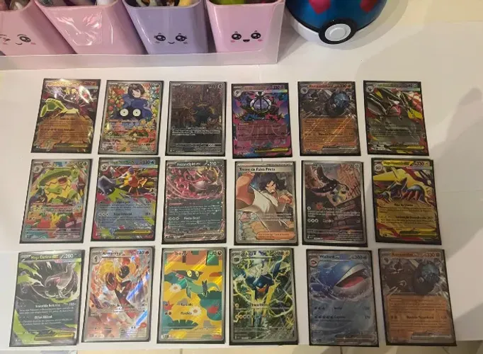 Lote de cartas pokémon Escuridão Absoluta, Heróis Excelsos. Equilíbrio Perfeito