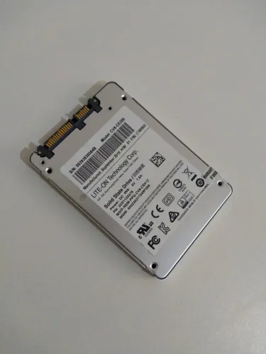 SSD Lite-on Sata 256 GB 2.5" made in Taiwan