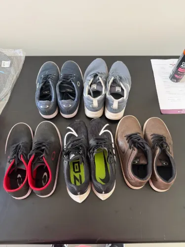 LOTE COM 5 TÊNIS ORIGINAIS - OAKLEY E NIKE - TAMANHO 39