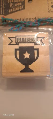 Carimbo parabéns