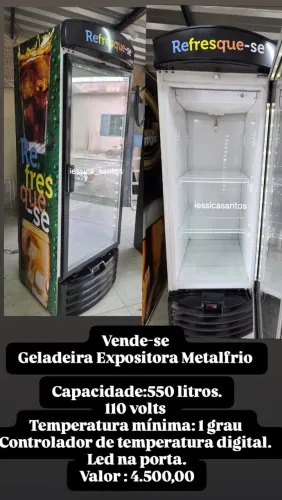 Geladeira Expositora Metalfrio