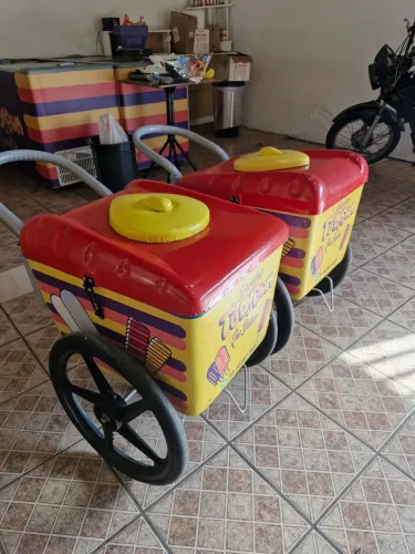 2 carrinhos de sorvetes Thermototal 
