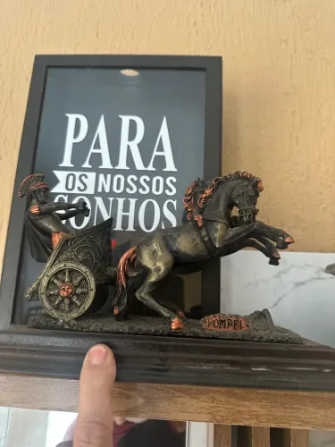 Escultura Romana Pompeia em resina