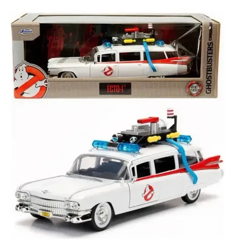Ghostbusters Ecto-1 1959 Caça-fantasmas 1:24 Jadatoys