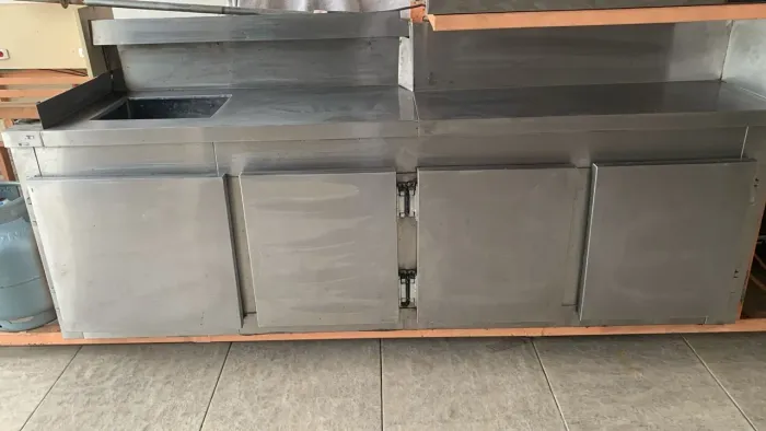 Freezer de inox industrial 