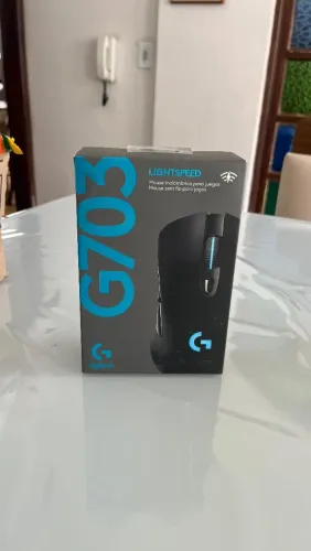 Mouse sem fio logitech g703 lightspeed NOVO