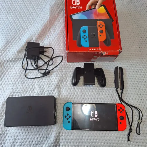 Nintendo switch OLED DESBLOQUEADO, 256 gb incluso