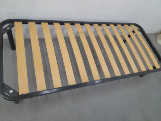cama de ferro com colchão 