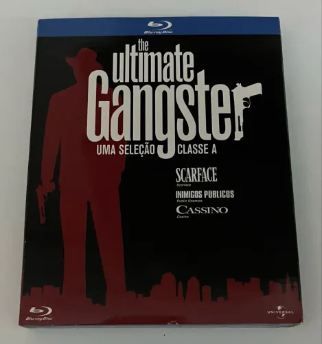 Blu-ray The Ultimate Gângster: Scarface + Inimigos Públicos + Cassino