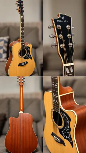 Violão seminovo Michael Galaxy Vm925dtc