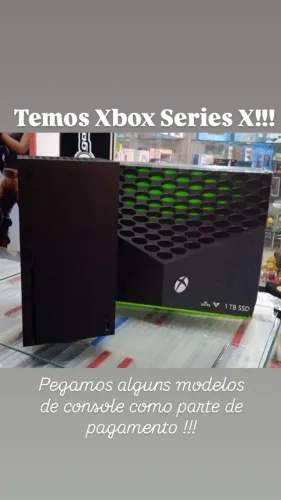Xbox Series X seminovo em estado de novo.