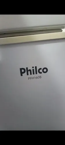 Freezer Horizontal Philco branco, modelo PFH160B.