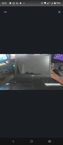 Notebook Acer 8g ram SSD Sat 256 teclado zero ? Bateria viciada o restante todo ok