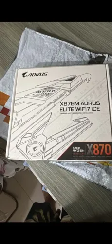 Placa mãe x870 aorus elite ice, lacrada, nova, só aceito pix